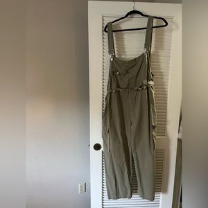 Olive green overalls from Cider. 1x. Washed but never worn!